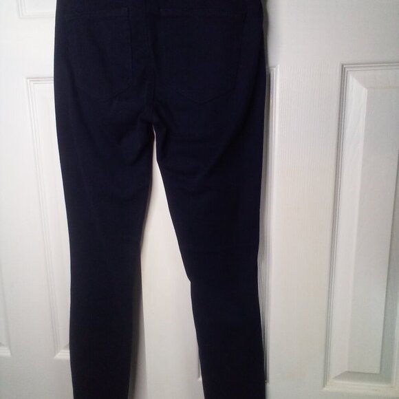 Loft Pants Women 25 0 Skinny Ankle Button Detail Blue - Picture 11 of 14